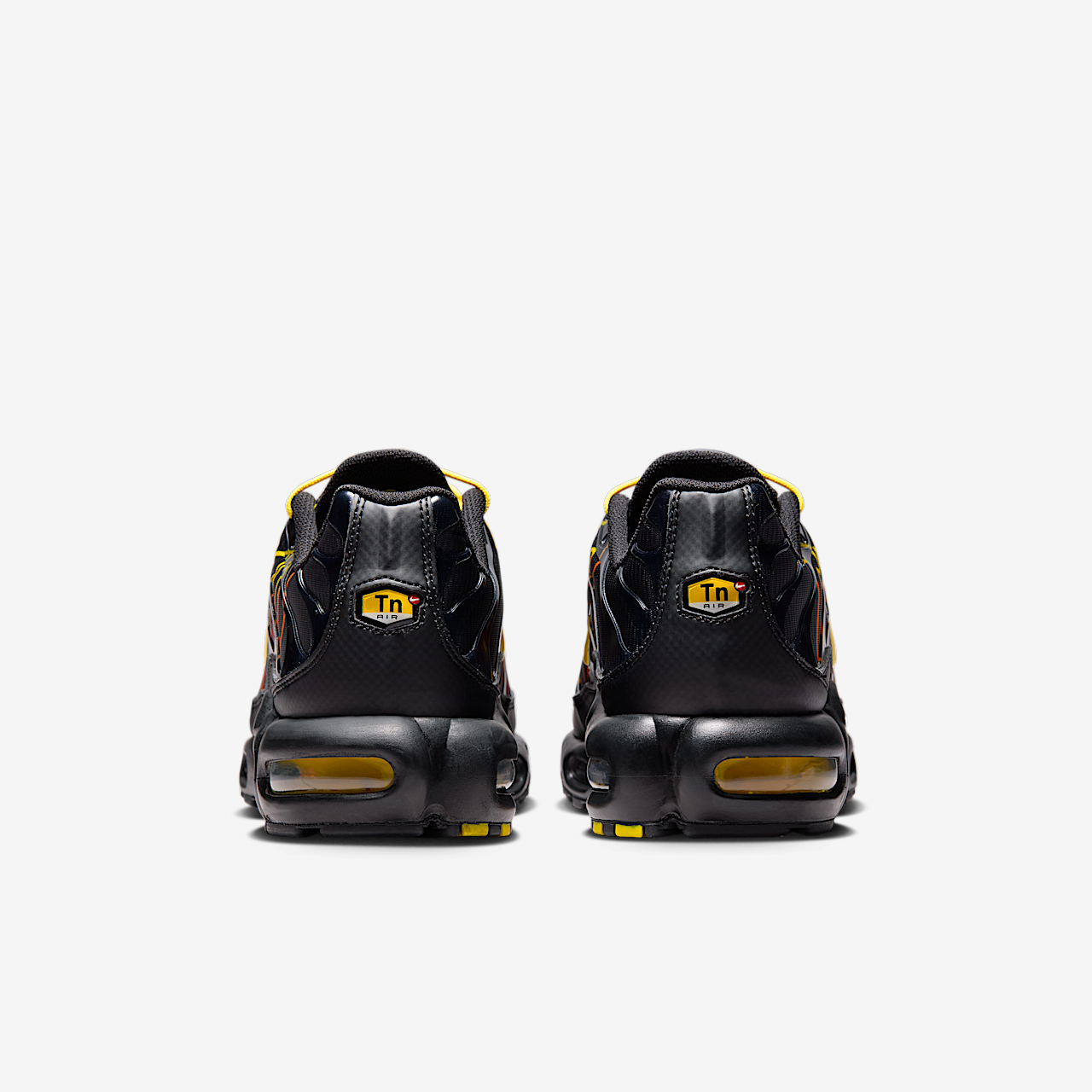 Nike Air Max Plus sneaker Zwart/Zwart/Safety Orange/Lightning