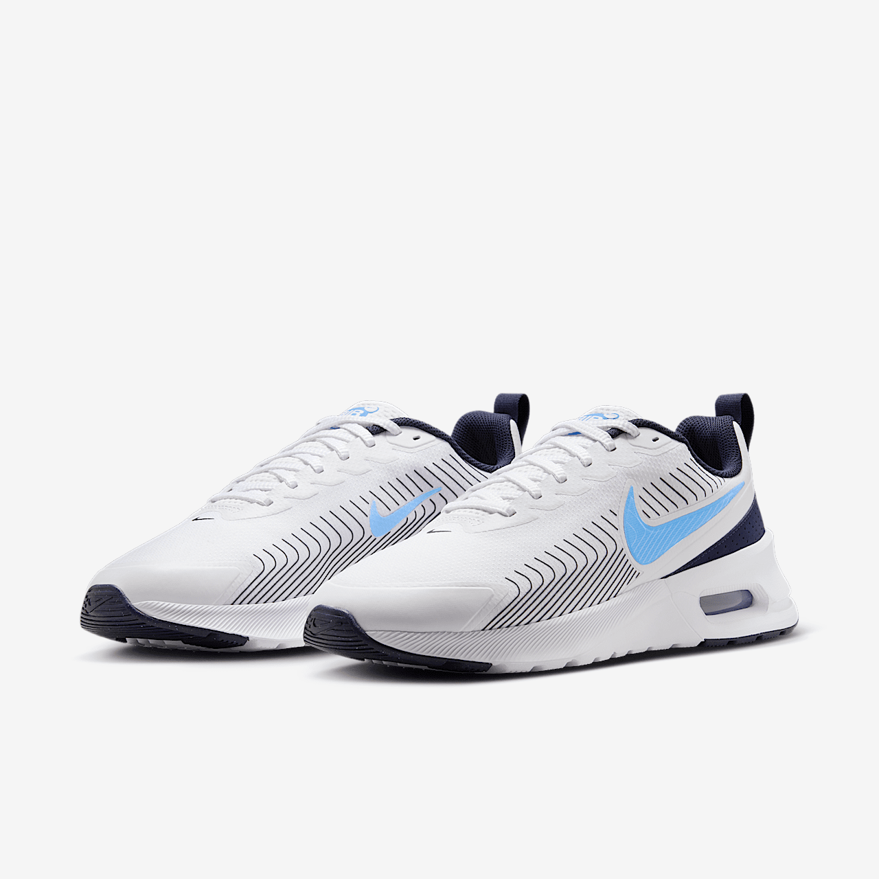 Nike Air Max Nuaxis sneaker Wit/Obsidian/Obsidian/University Blue