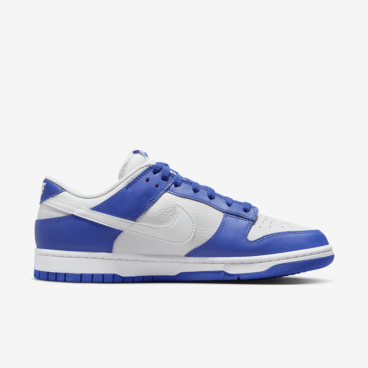 Nike Dunk Low sneaker Photon Dust/Racer Blue/Wit