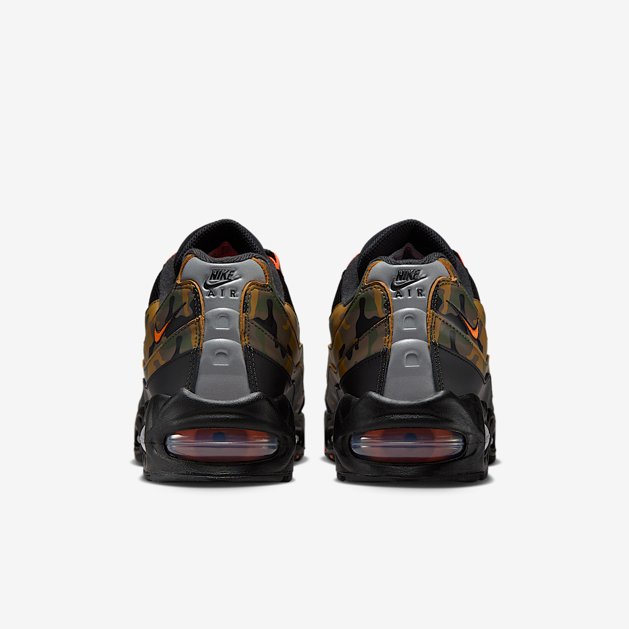 Nike Air Max sneaker Zwart/Metallic Silver/Golden Beige/Safety Orange