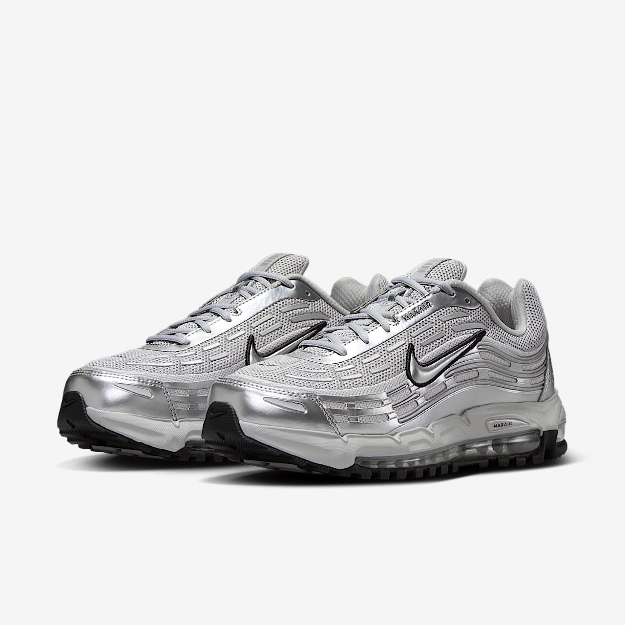Nike Air Max sneaker Flat Silver/Metallic Silver/Zwart/Metallic Silver