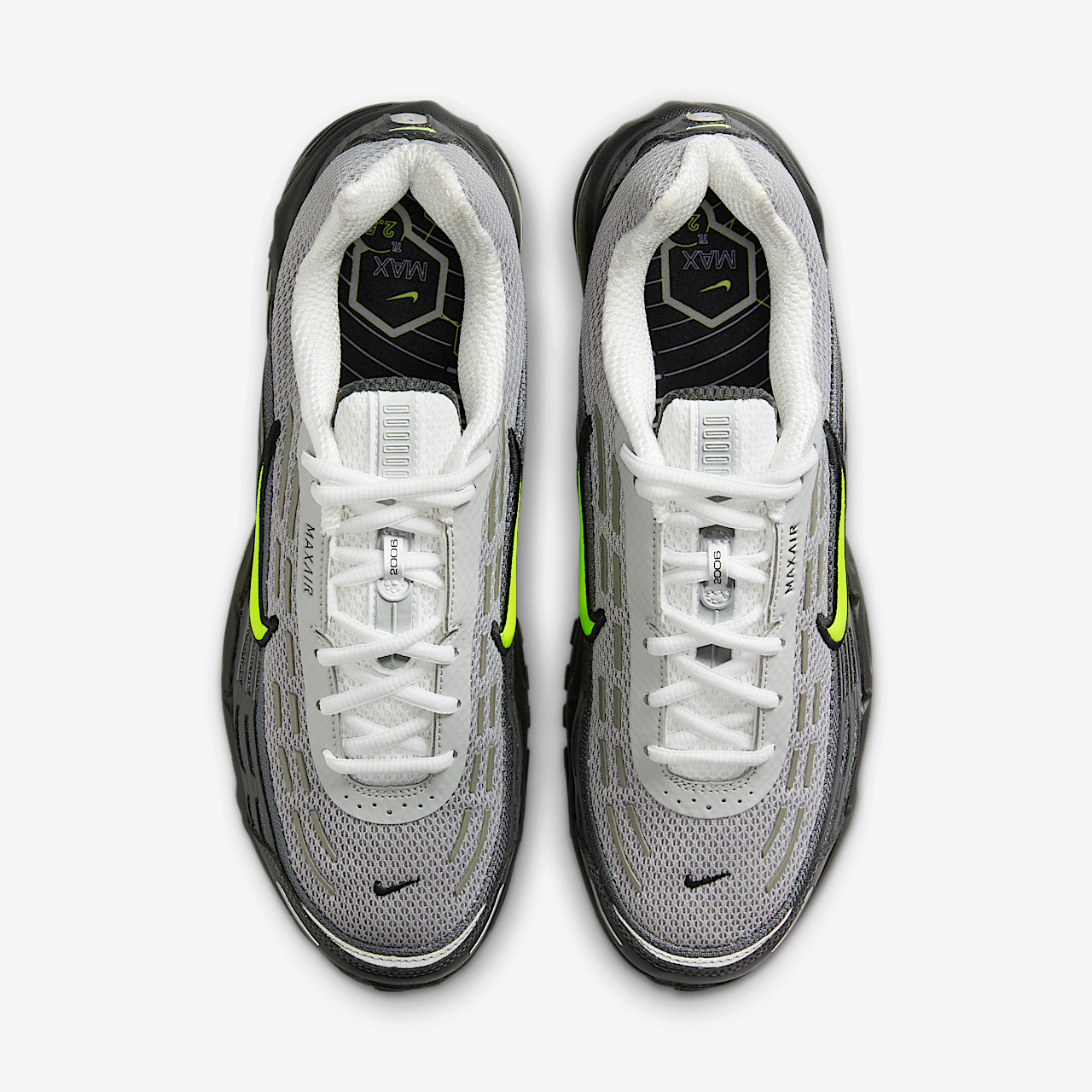 Nike Air Max sneaker Pearl Grey/Anthracite/Light Graphite/Neon Yellow
