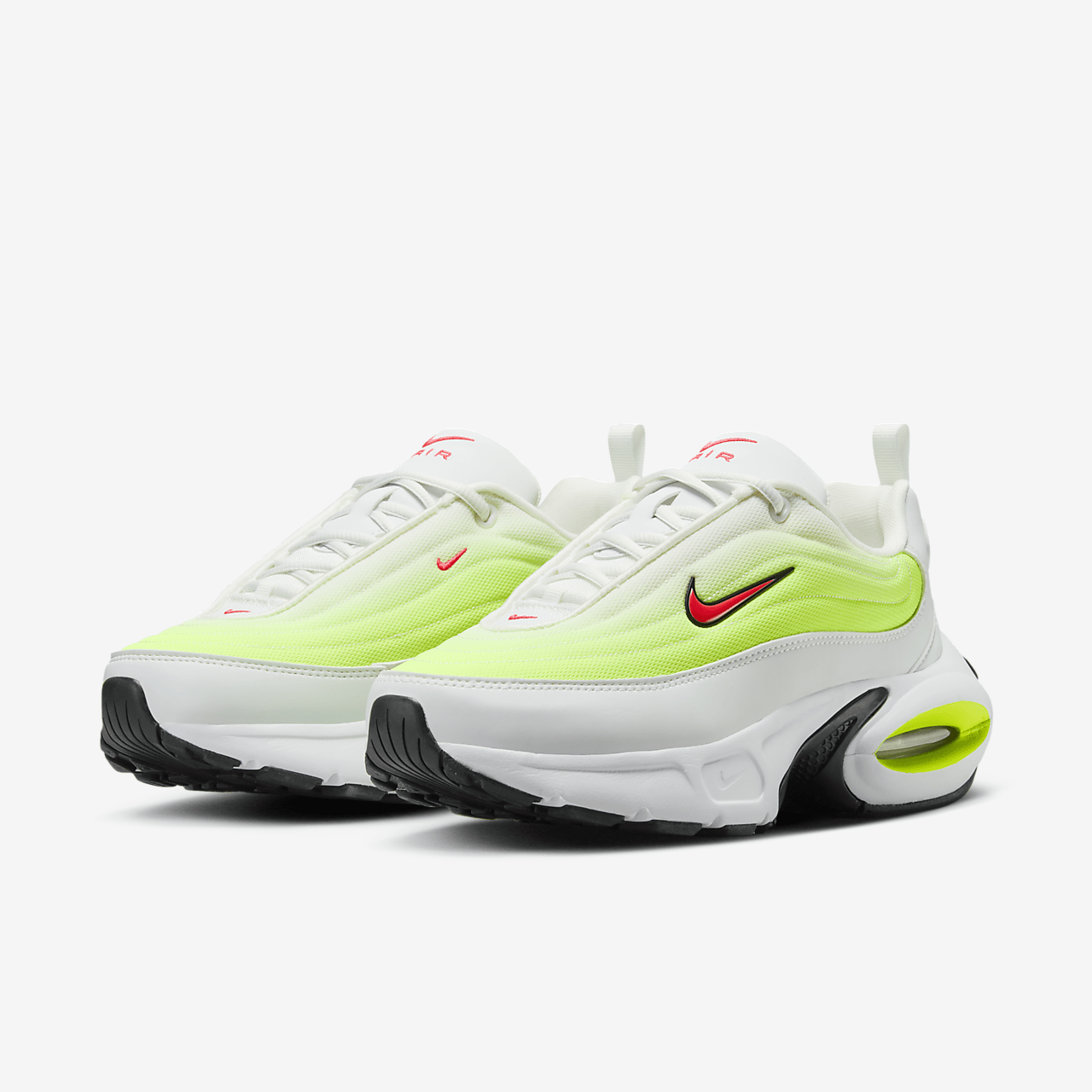 Nike Air Max sneaker Summit White/Wit/Volt/Bright Crimson