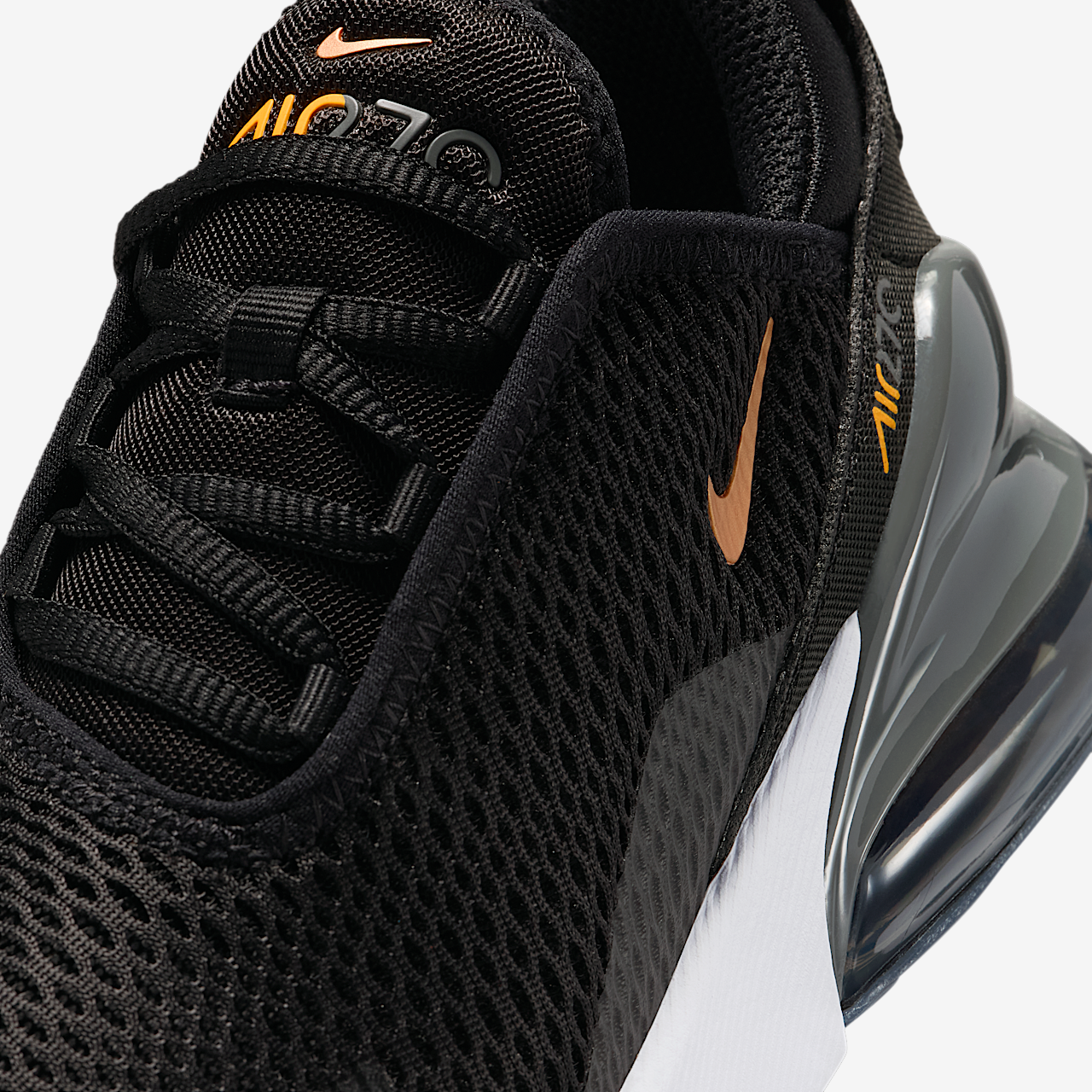 Nike Air Max sneaker Zwart/Laser Orange/Iron Grey/Metallic Copper