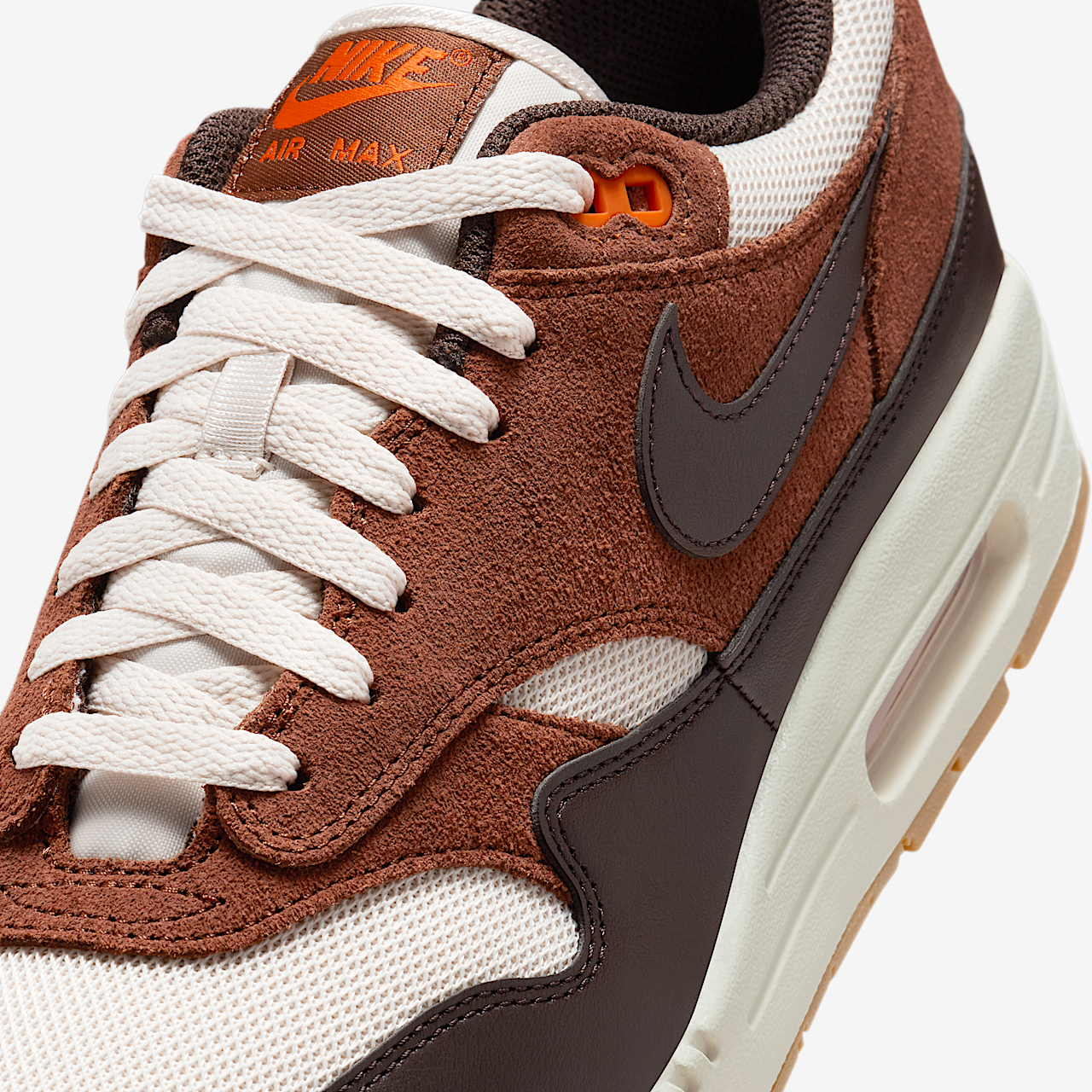 Nike Air Max 1 sneaker Light Orewood Brown/Campfire Orange/Fauna Brown/Velvet Brown