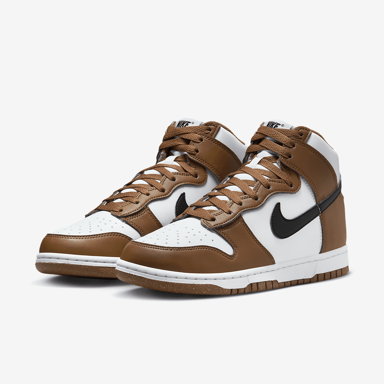 Nike Dunk High sneaker Light British Tan/Wit/Zwart