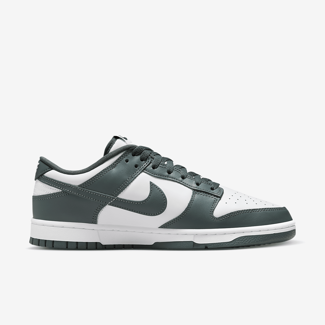 Nike Dunk Low sneaker Wit/Wit/Vintage Green