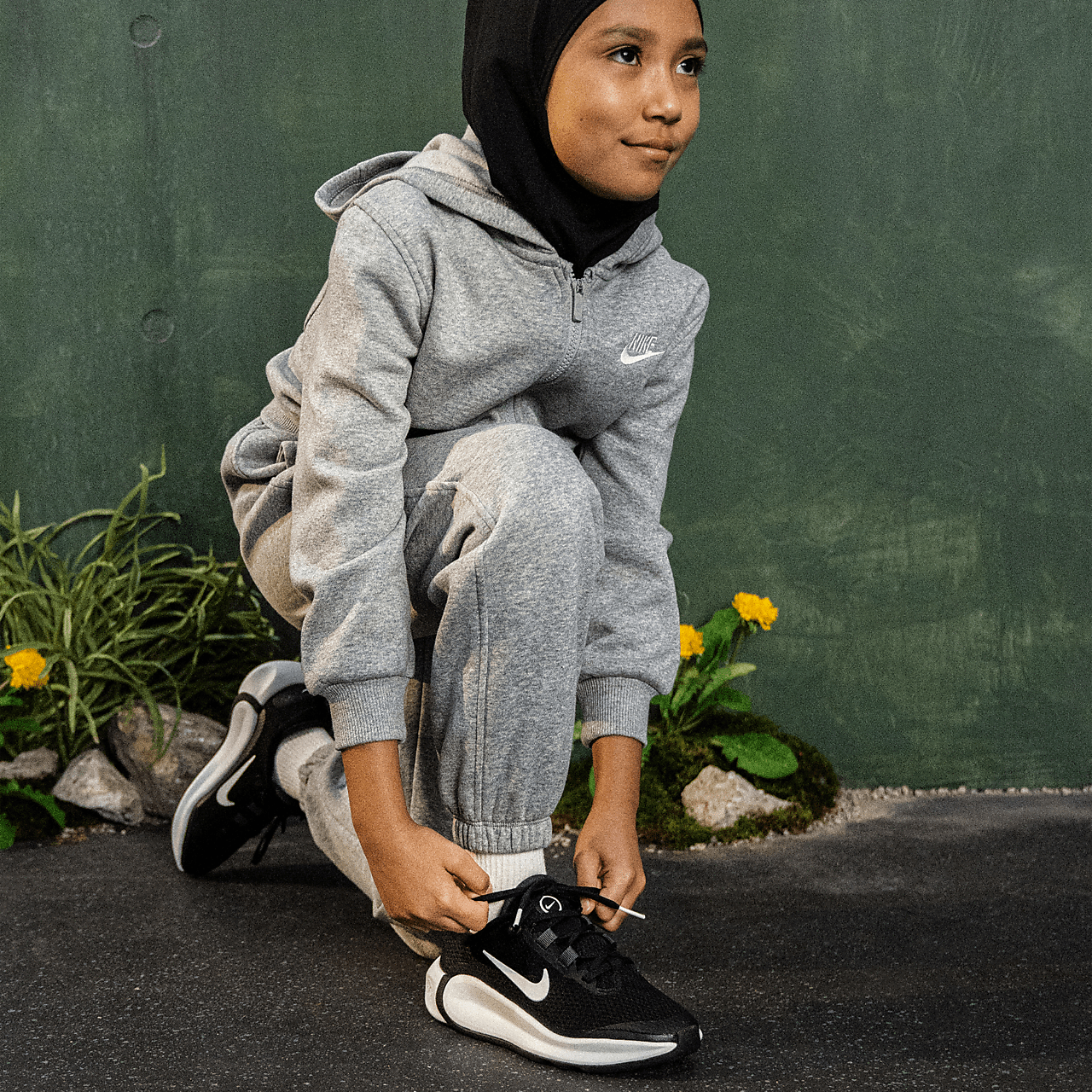 Nike  sneaker Zwart/Anthracite/Hyper Turquoise/Wit