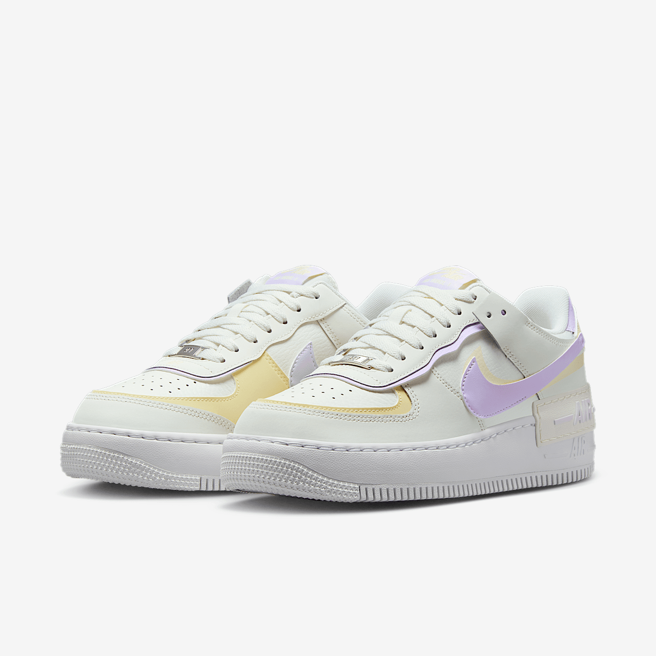 Nike Air Force 1 sneaker Sail/Alabaster/Wit/Barely Grape