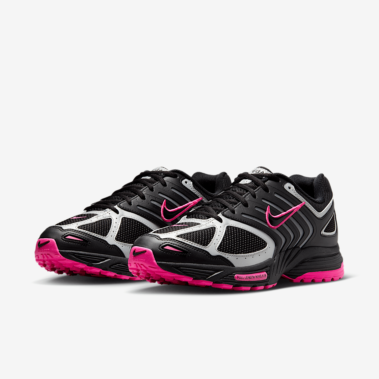 Nike Nike Air Pegasus 2005 sneaker Zwart/Pink Blast/Metallic Platinum