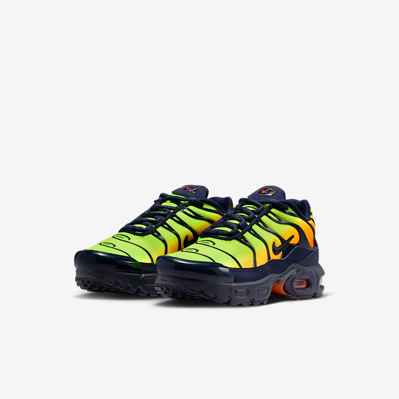 Nike Air Max Plus sneaker Lemon Venom/Hyper Crimson/Laser Orange/Blackened Blue