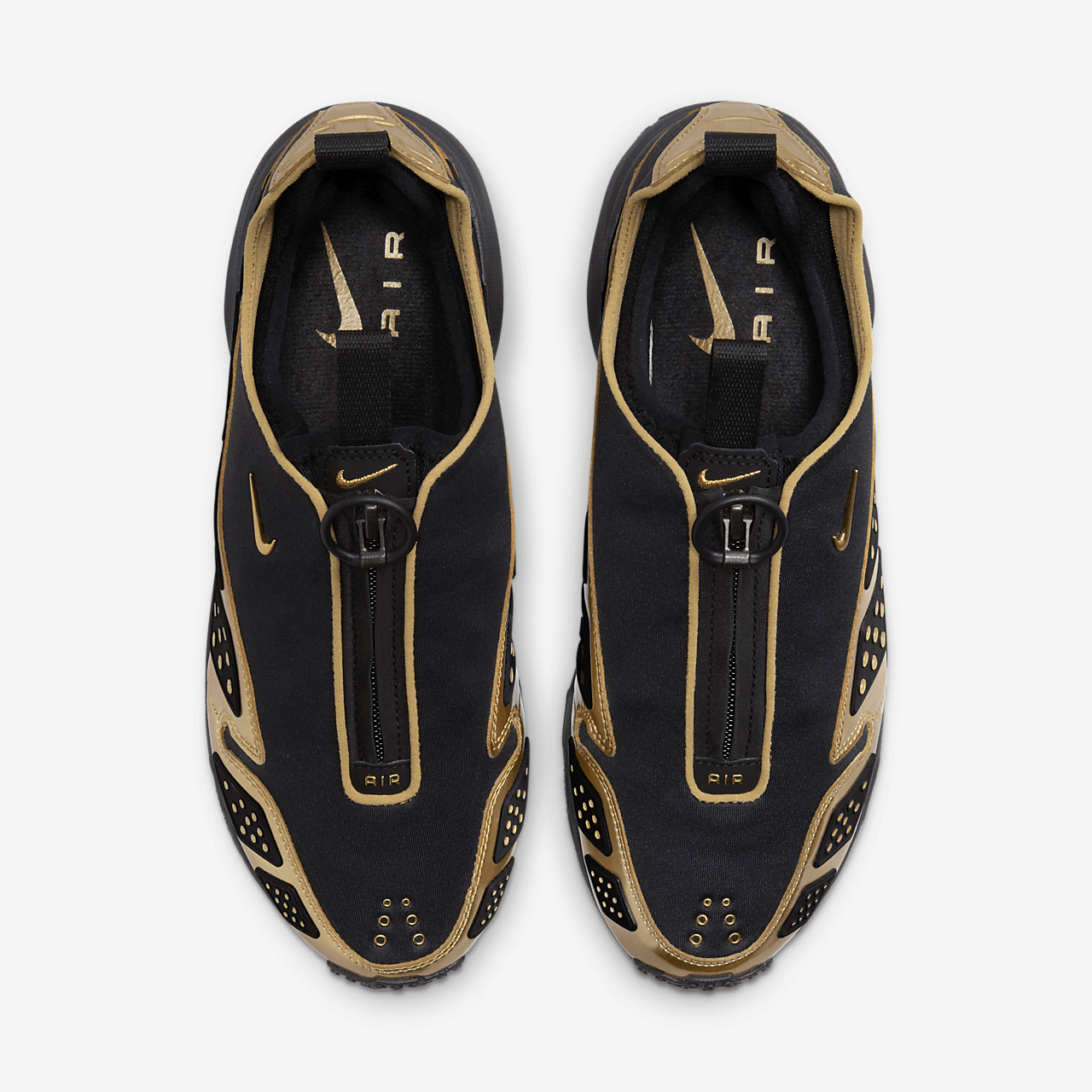 Nike Air Max SNDR sneaker Zwart/Zwart/Dark Smoke Grey/Metallic Gold