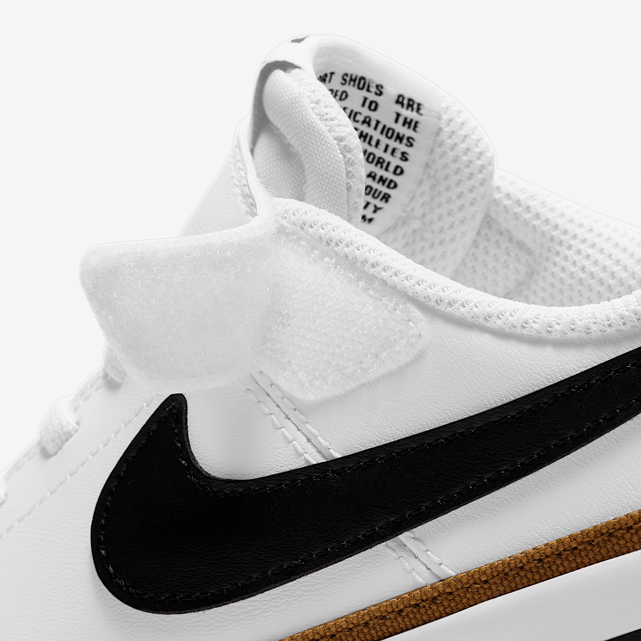 Nike  sneaker Wit/Desert Ochre/Gum Light Brown/Zwart