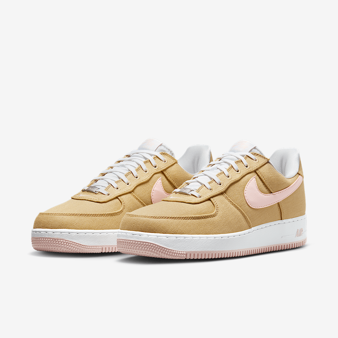 Nike Air Force 1 sneaker Linen/Wit/Atmosphere