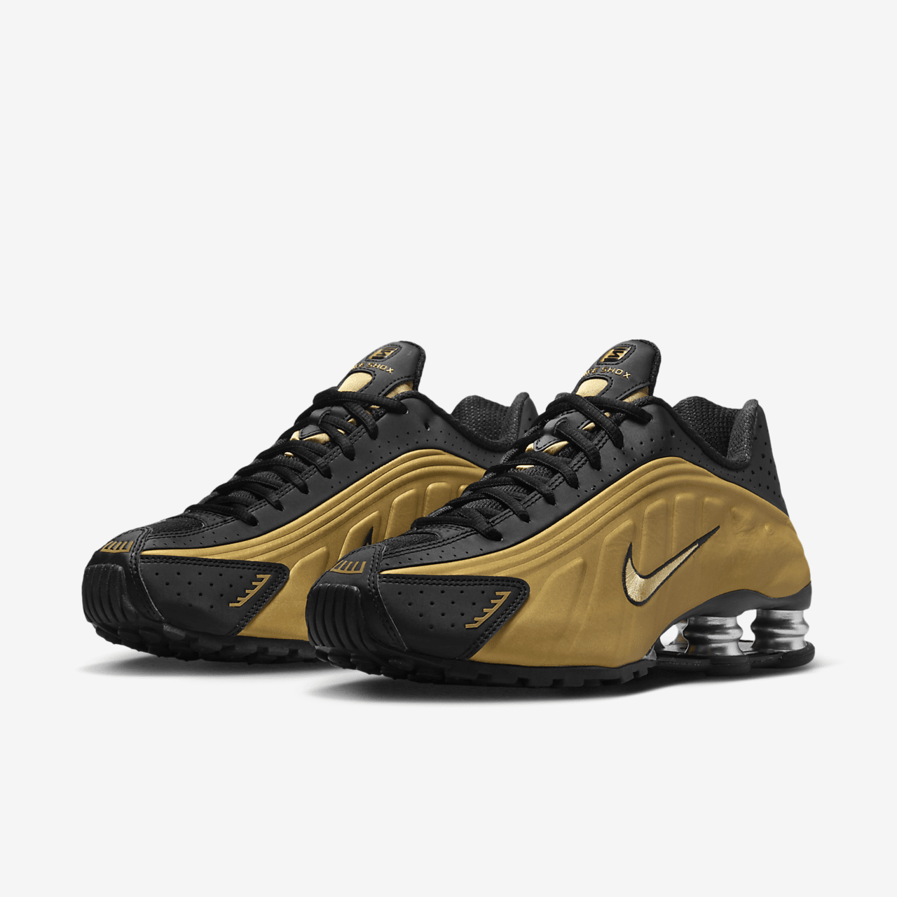 Nike Shox sneaker Zwart/Metallic Silver/Metallic Gold