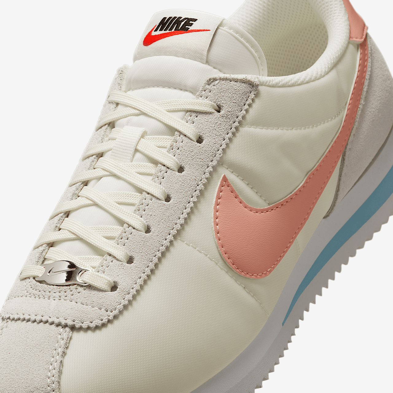 Nike Cortez sneaker Sail/Ocean Bliss/Arctic Orange
