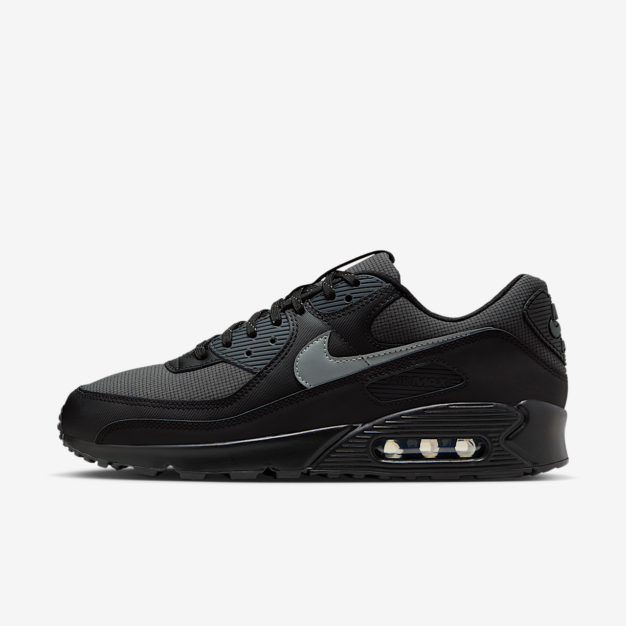 Nike Air max 90 sneaker Zwart/Anthracite/Thunder Blue/Reflect Silver