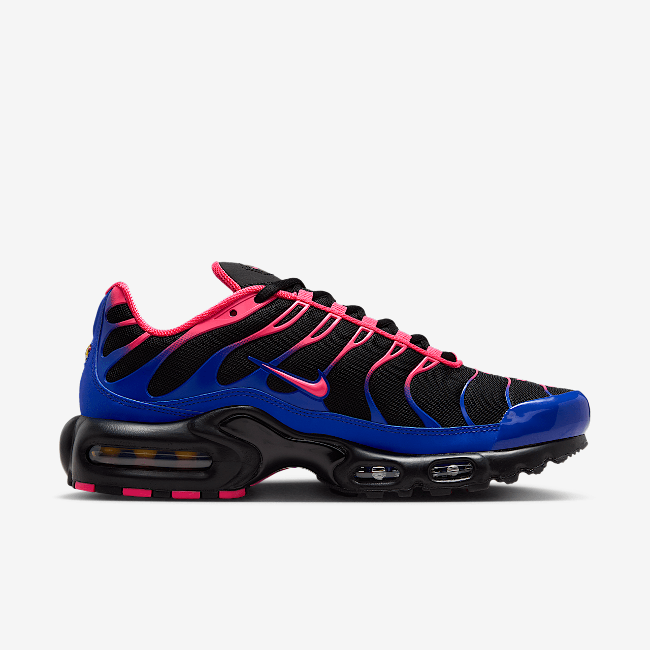 Nike Air Max Plus sneaker Zwart/Racer Blue/Salsa Red/Hyper Pink