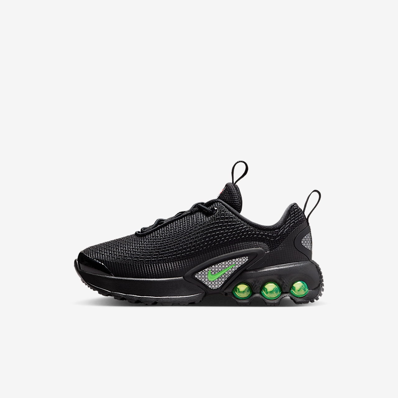 Nike Air Max DN sneaker Zwart/Zwart/Anthracite/Green Strike