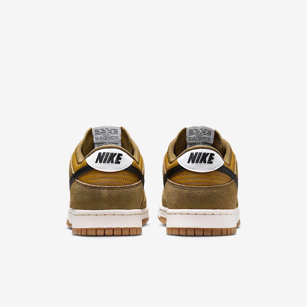 Nike Dunk Low sneaker Ochre/Olive Flak/Coconut Milk/Zwart
