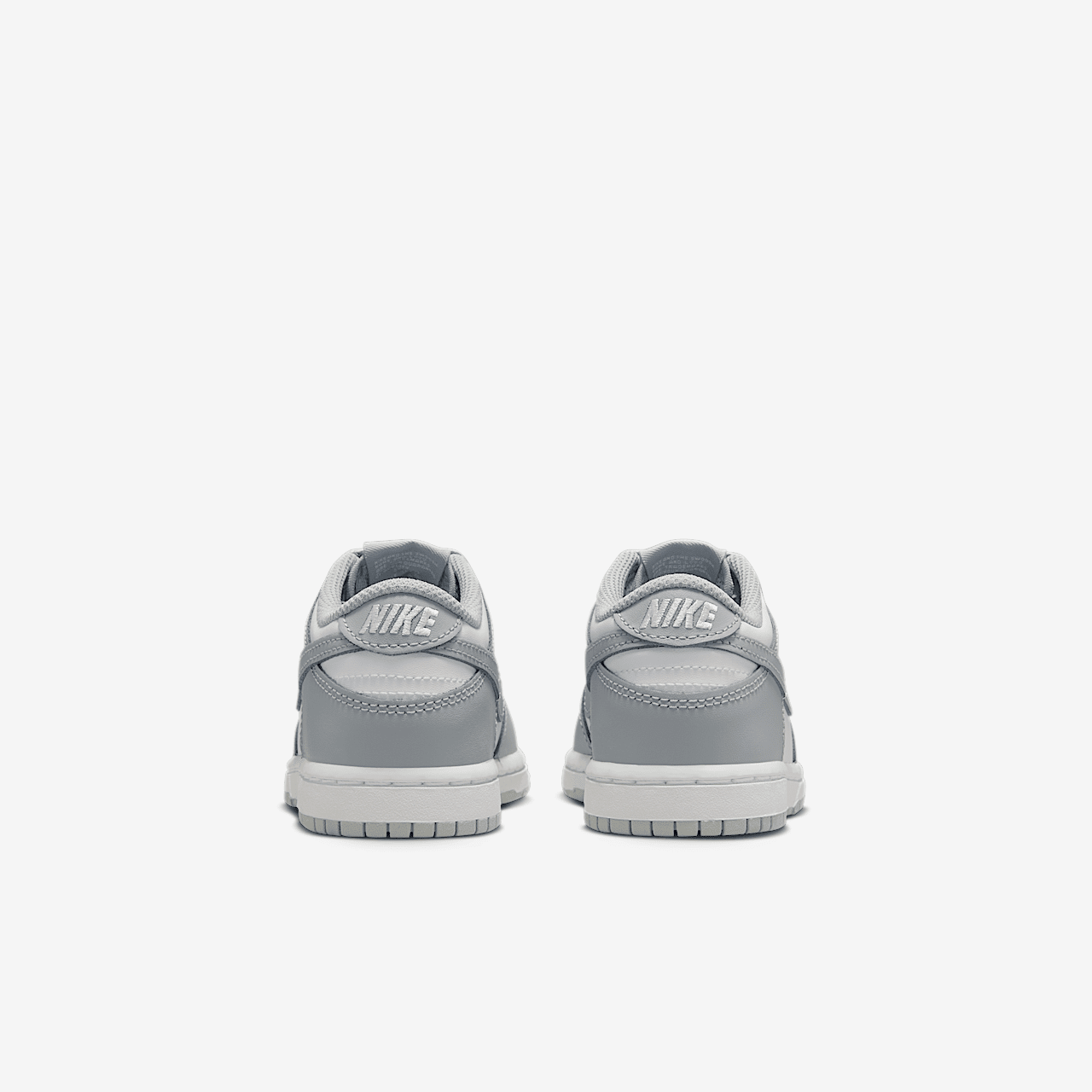 Nike Dunk Low sneaker Wit/Wit/Light Smoke Grey