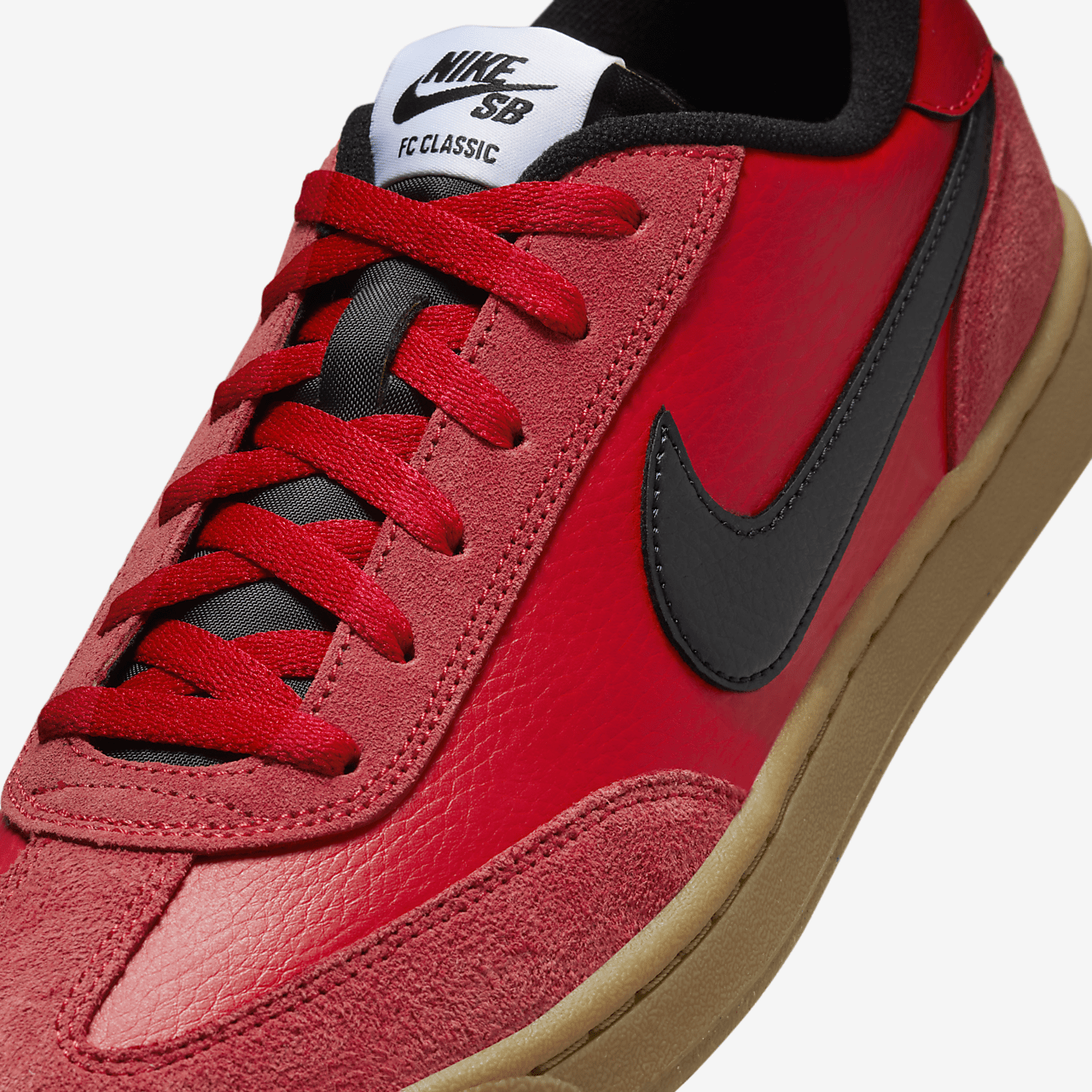 Nike  sneaker University Red/Wit/Gum Light Brown/Zwart