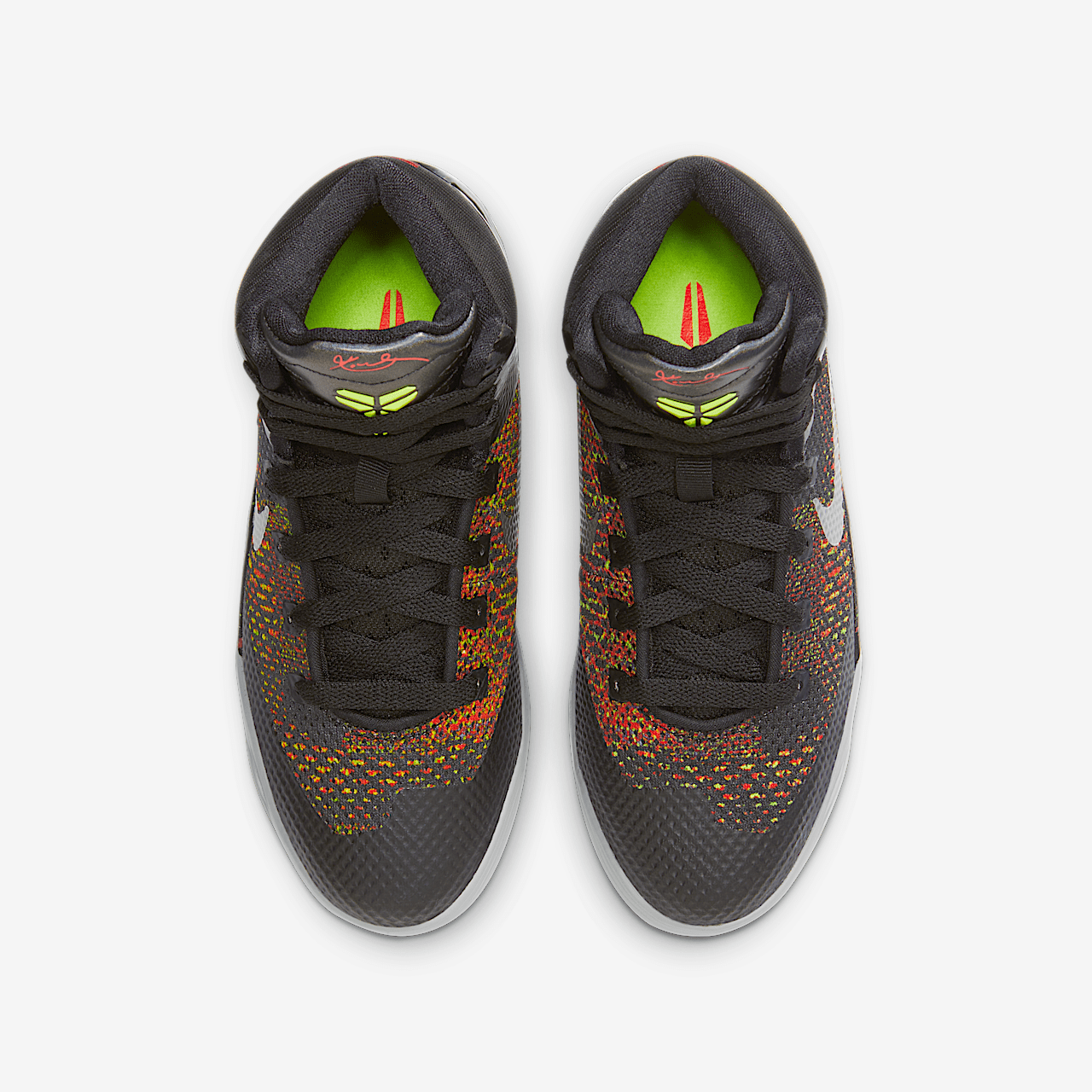 Nike Kobe sneaker Zwart/Bright Crimson/Volt/Metallic Silver