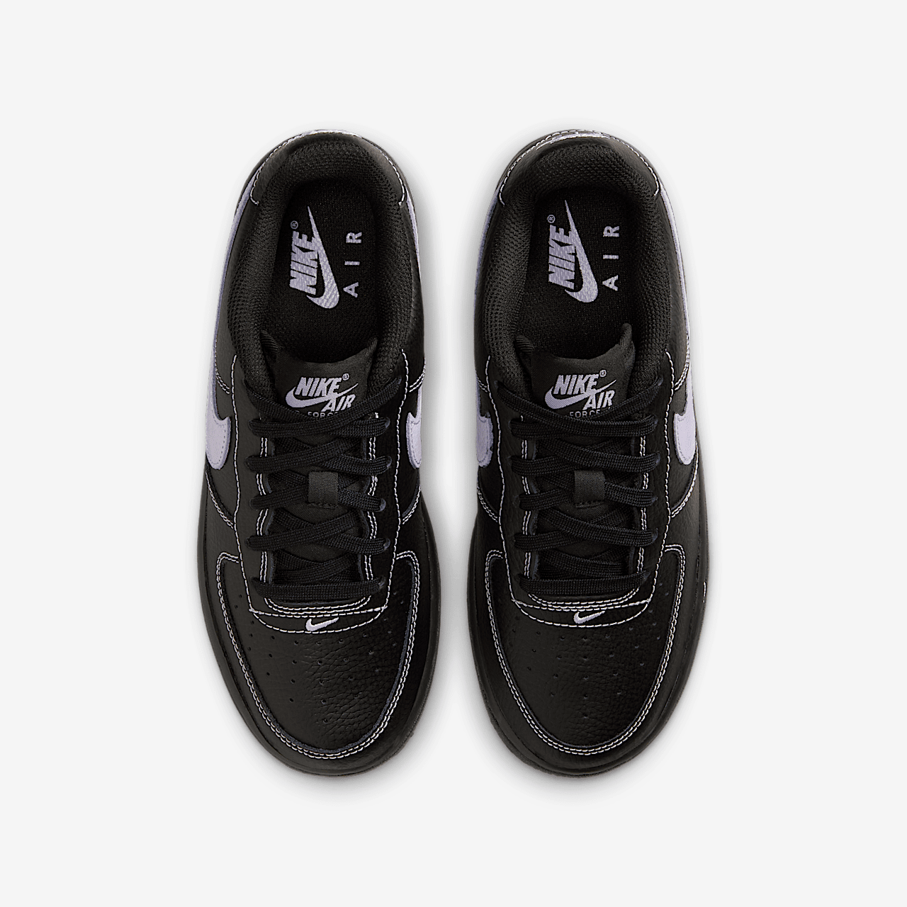 Nike Air Force 1 sneaker Zwart/Hydrangeas