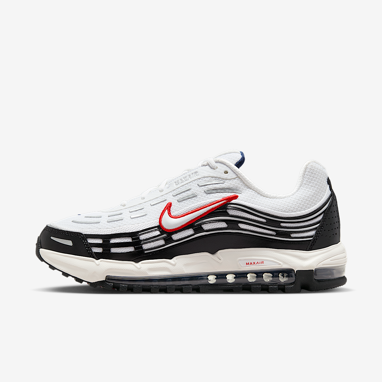 Nike Air Max sneaker Wit/Zwart/Midnight Navy/University Red