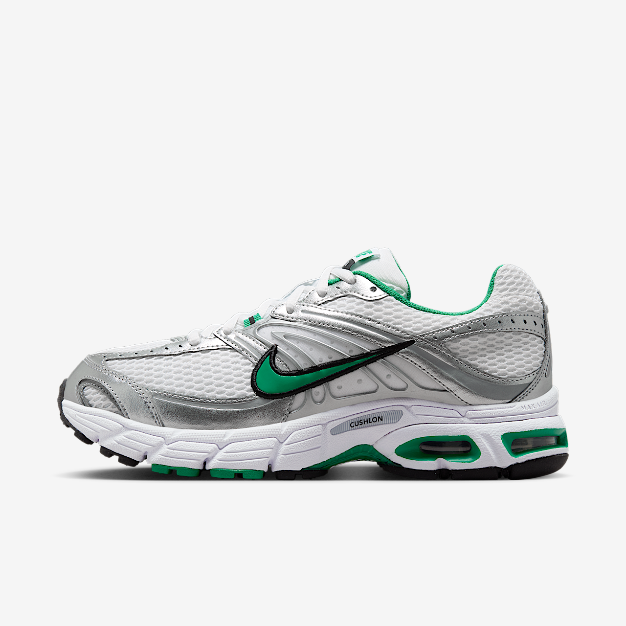 Nike Air Max sneaker Wit/Metallic Silver/Zwart/Stadium Green