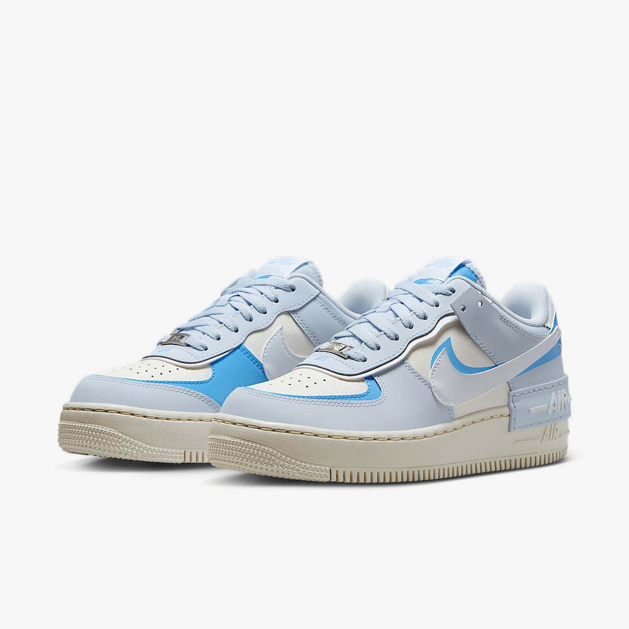 Nike Air Force 1 sneaker Blue Tint/University Blue/Sail/Wit