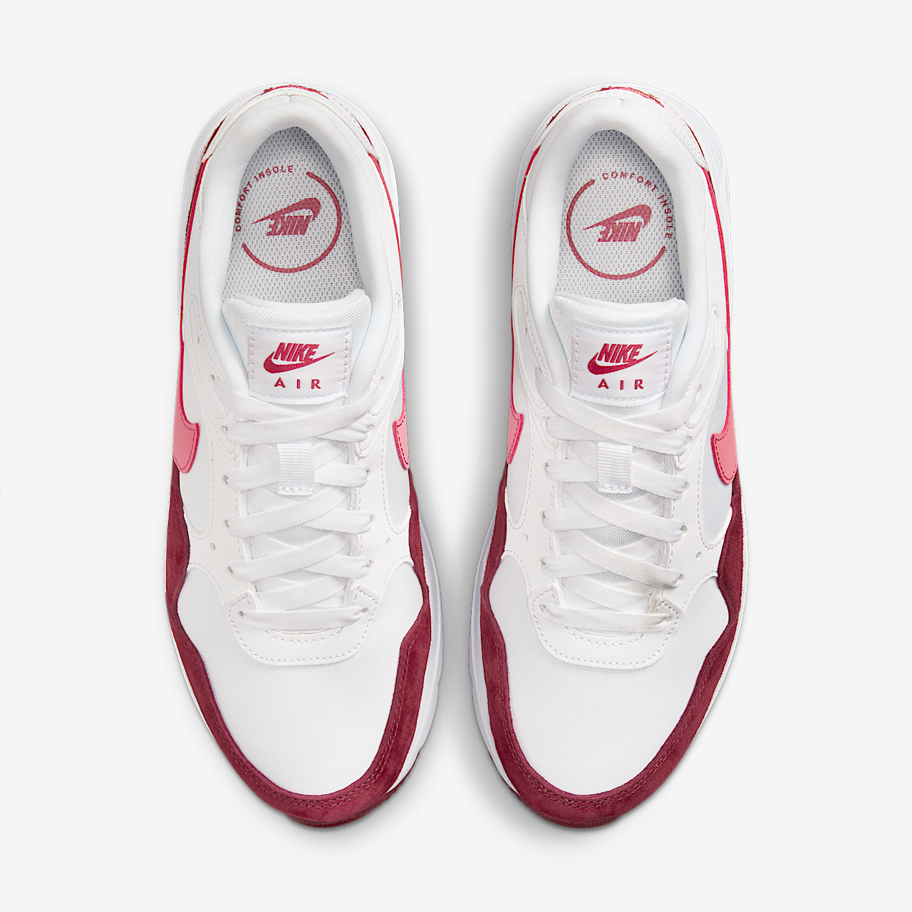 Nike Air Max SC sneaker Wit/Team Red/Adobe