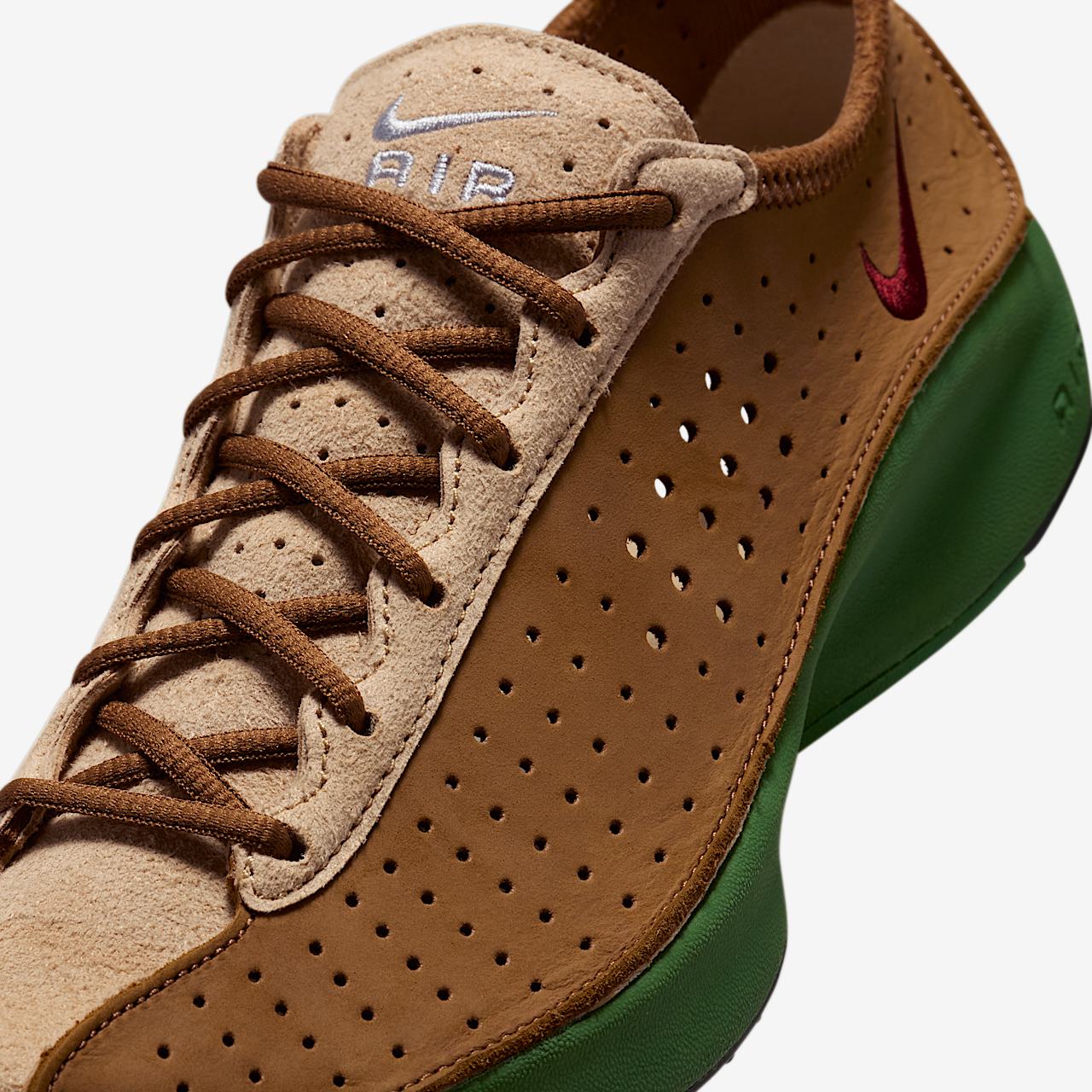 Nike  sneaker Ale Brown/Treeline/Metallic Silver/Team Red