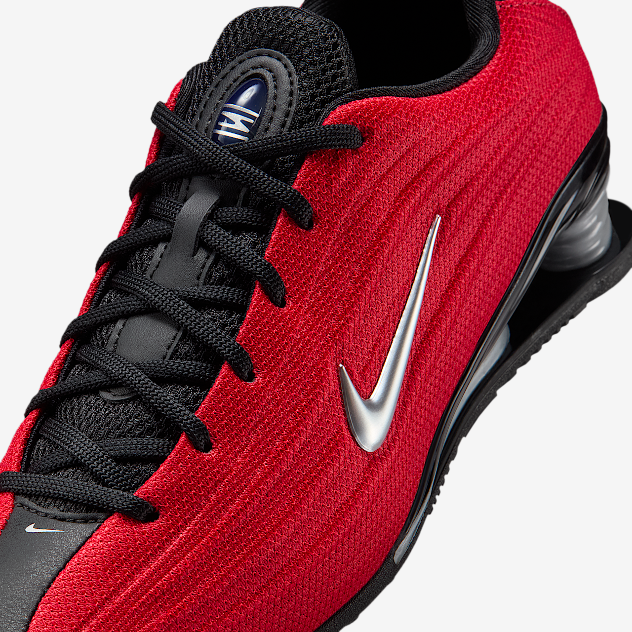 Nike Nike Shox sneaker Fire Red/Zwart/Flat Silver/Metallic Silver