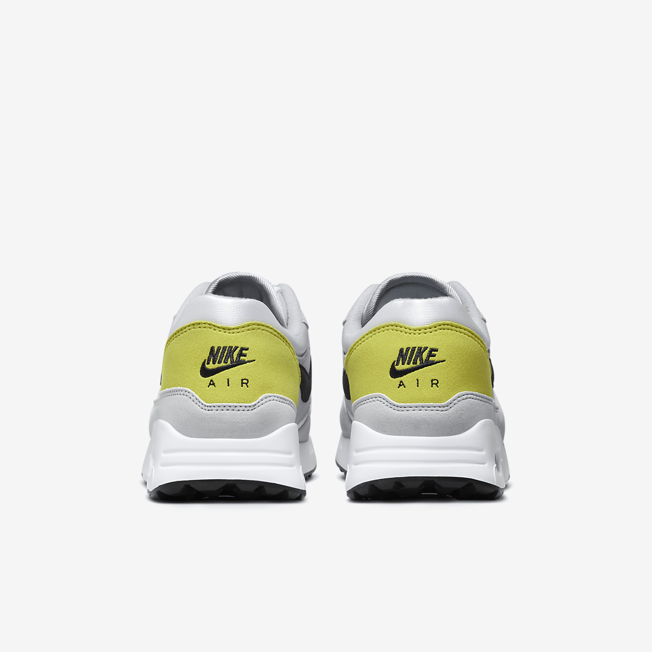 Nike Air Max 1 sneaker Wolf Grey/Wit/Bright Cactus/Zwart