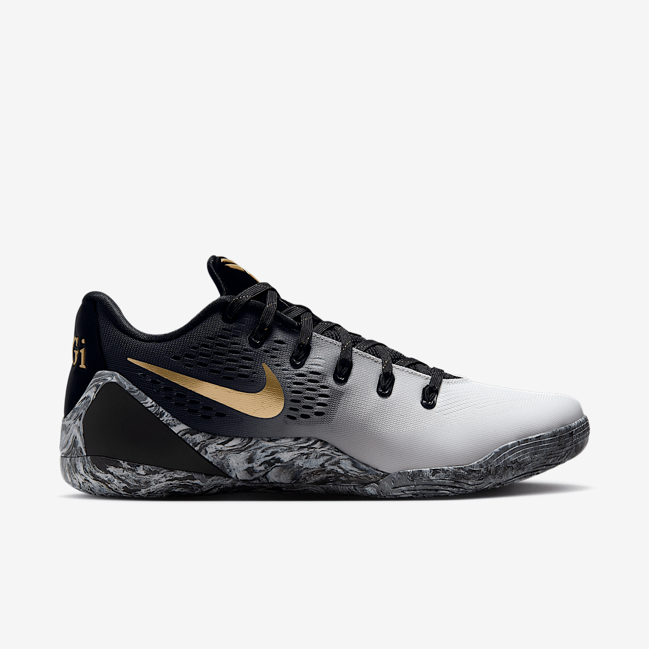 Nike Kobe sneaker Zwart/Wit/Metallic Gold