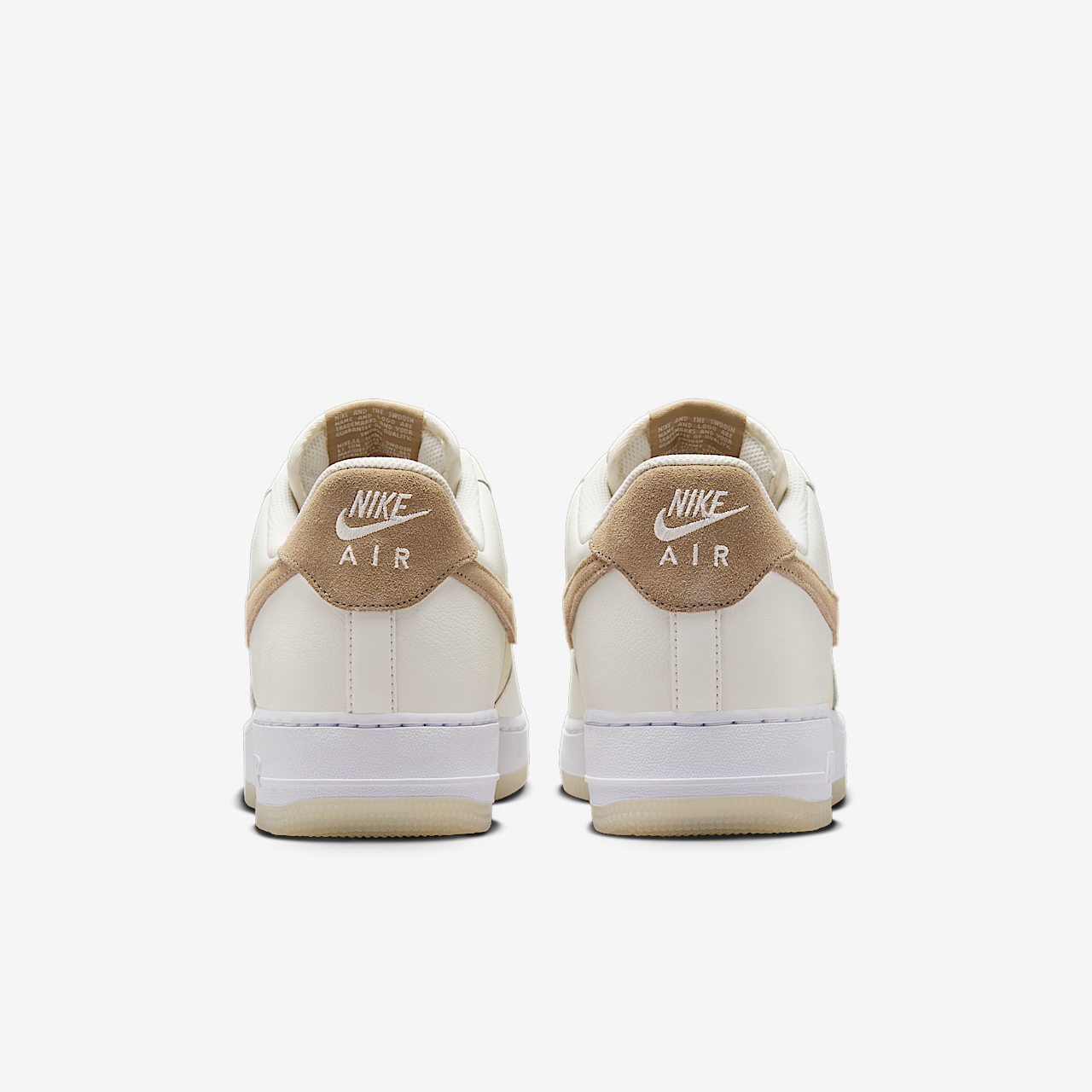 Nike Air Force 1 sneaker Sail/Coconut Milk/Wit/Khaki