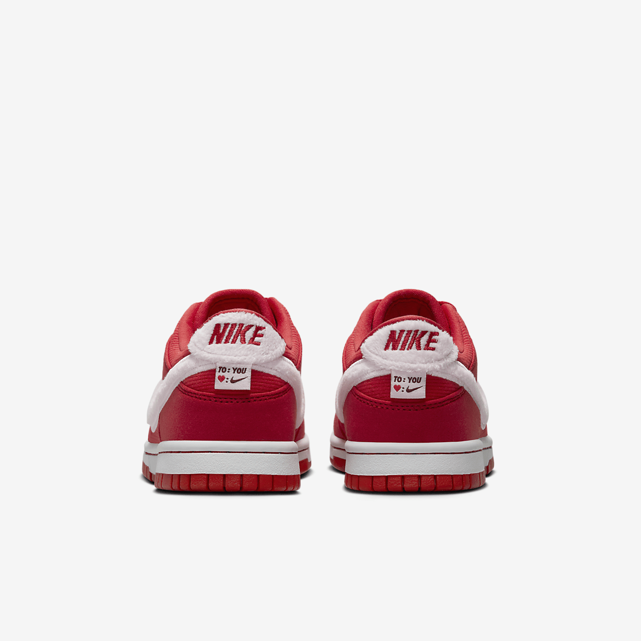 Nike Dunk Low sneaker Fire Red/Light Crimson/Wit/Pink Foam