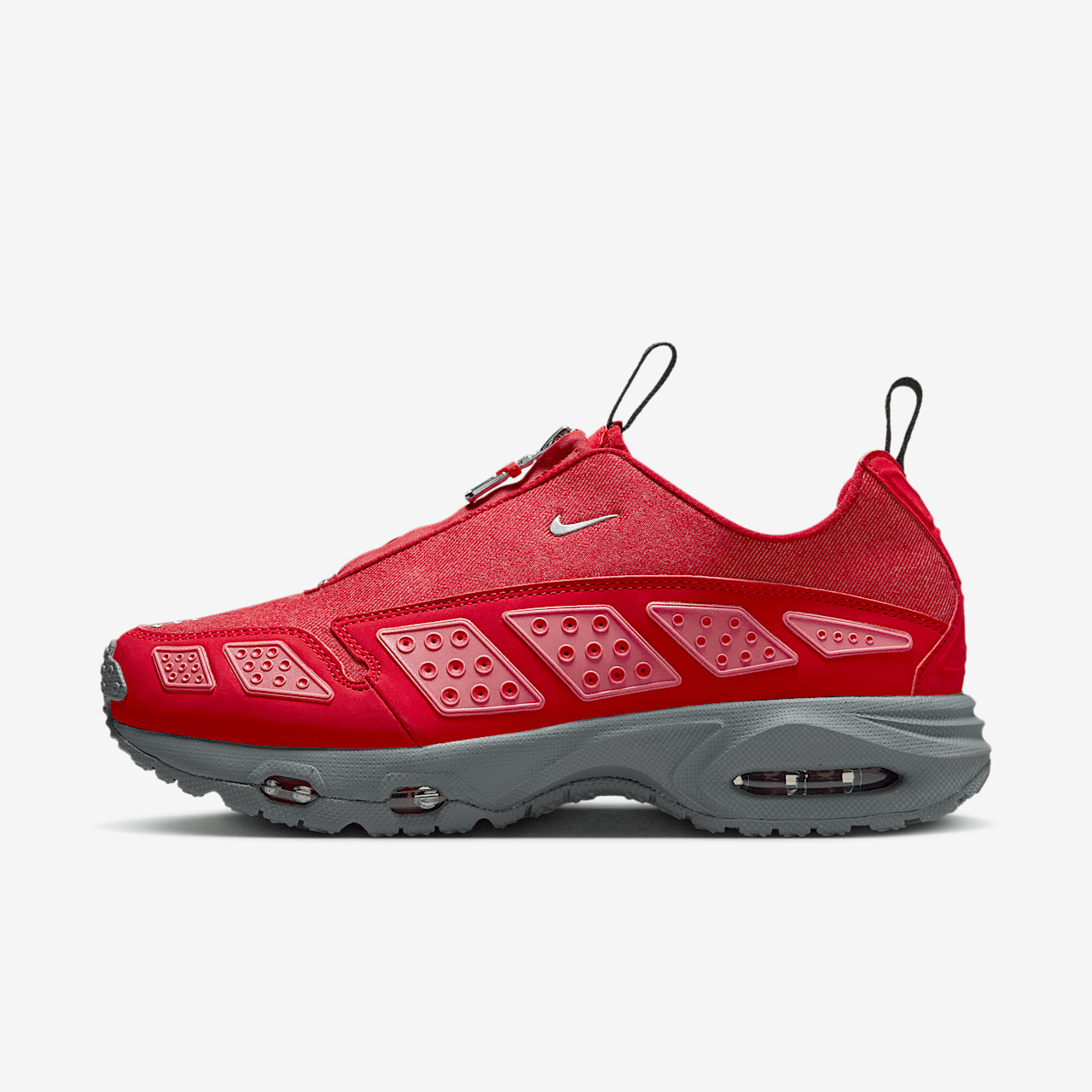 Nike Air Max SNDR sneaker Gym Red/Fire Red/Smoke Grey/Metallic Silver