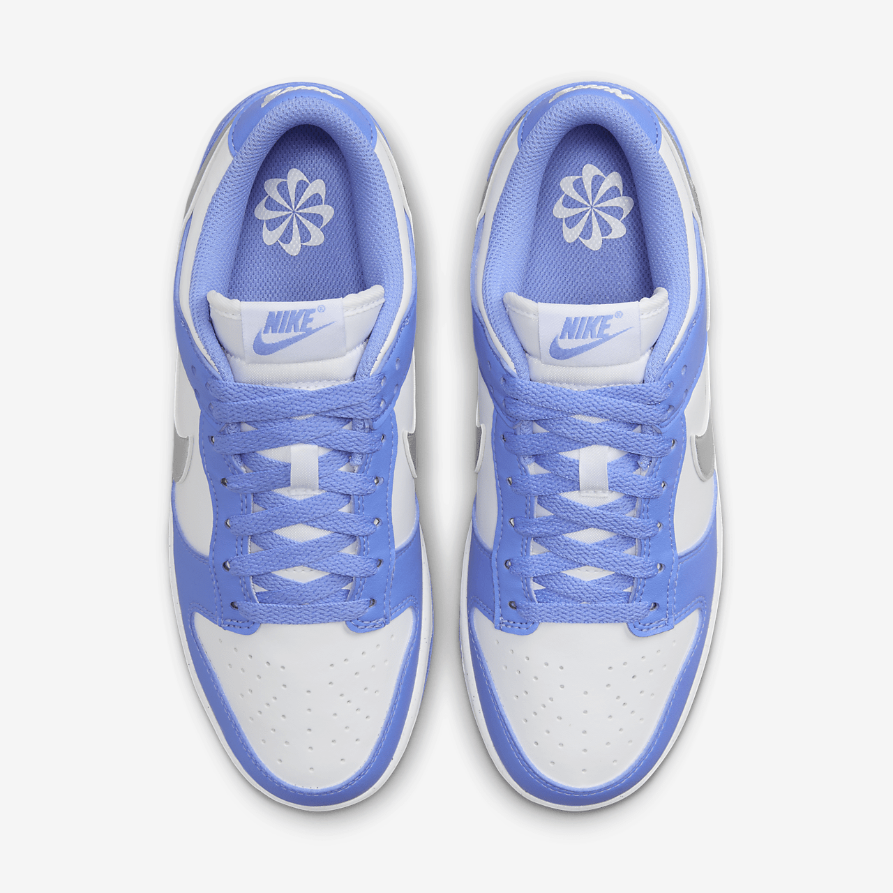 Nike Dunk Low sneaker Royal Pulse/Wit/Metallic Silver