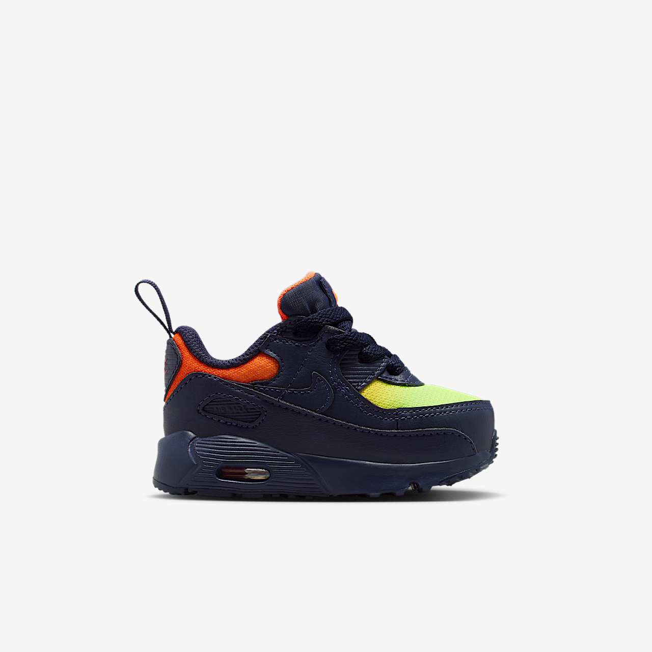 Nike Air max 90 sneaker Lemon Venom/Hyper Crimson/Laser Orange/Blackened Blue