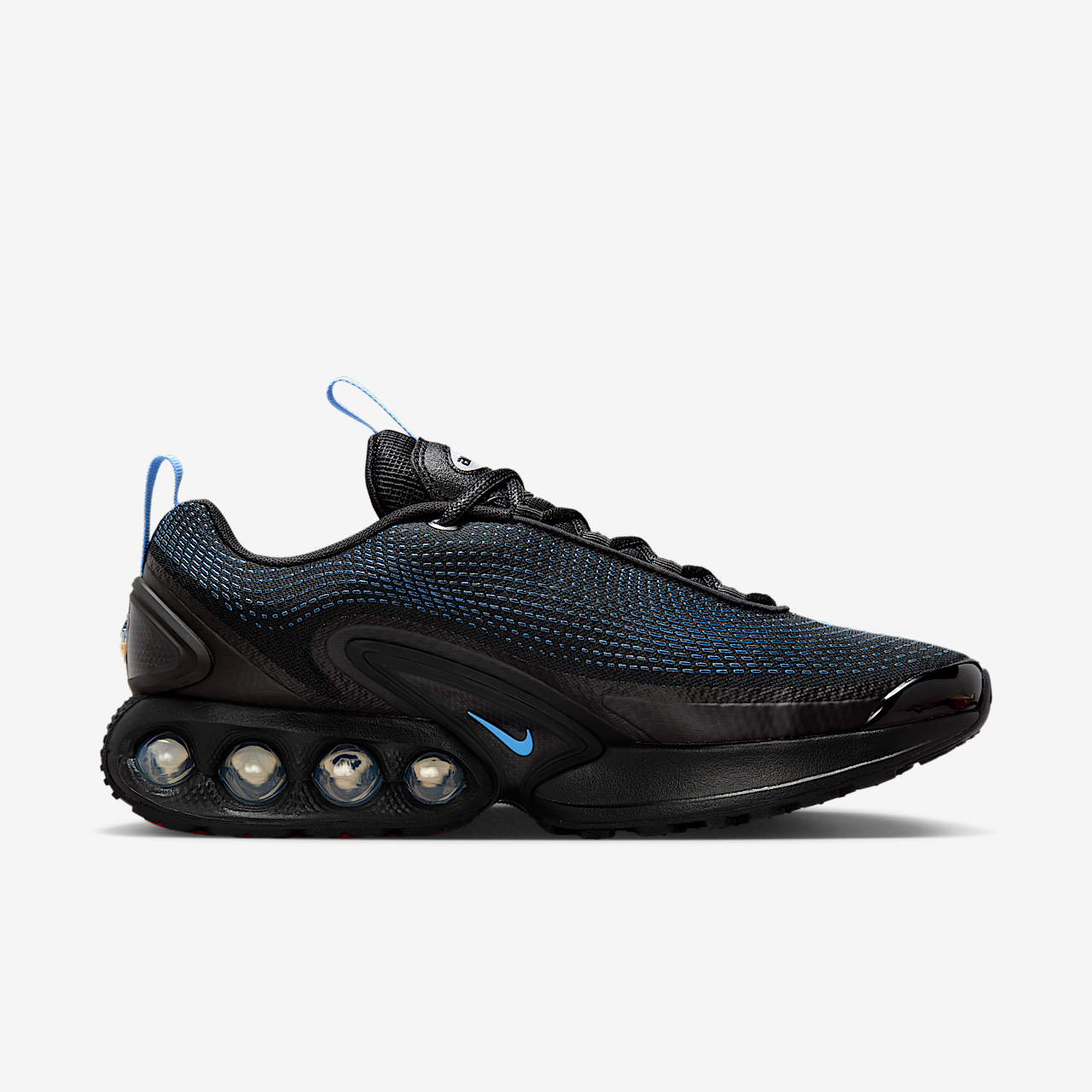 Nike Air Max DN sneaker Zwart/Wolf Grey/Zwart/University Blue