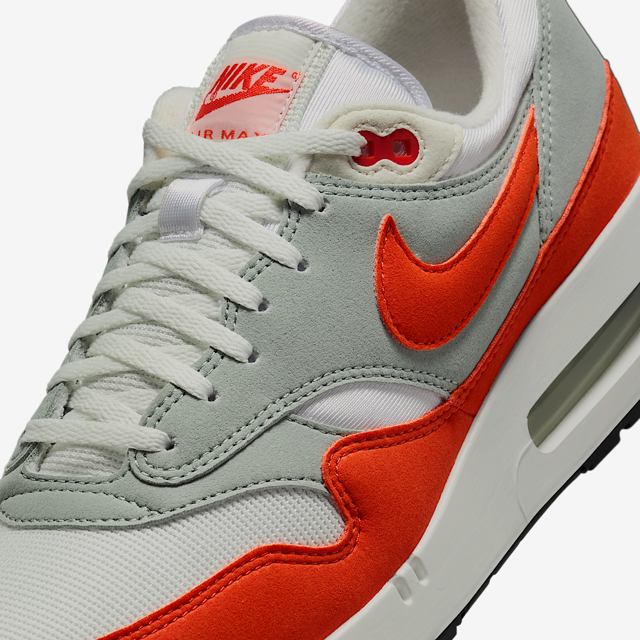 Nike Air Max 1 sneaker Summit White/Light Pumice/Zwart/Cosmic Clay