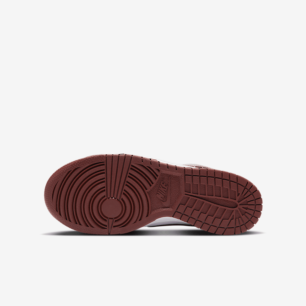 Nike Dunk Low sneaker Wit/Gym Red/Redwood