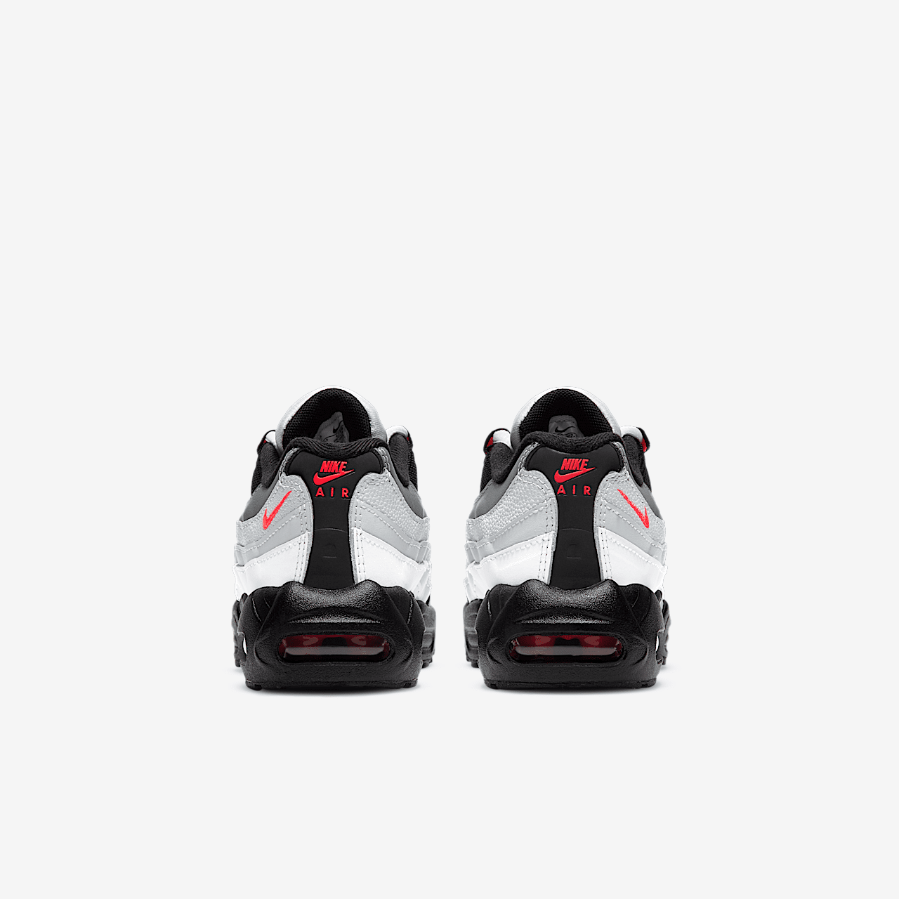 Nike Air Max 95 sneaker Wit/Pure Platinum/Cool Grey/Infrared 23