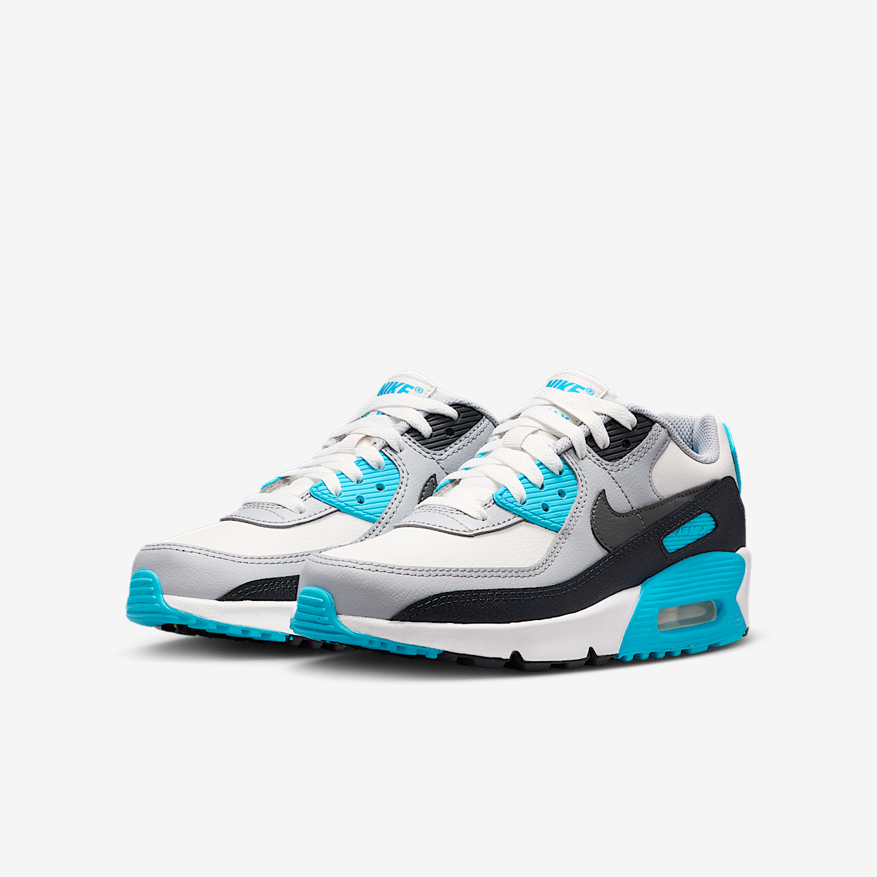 Nike Air max 90 sneaker Platinum Tint/Blue Lightning/Wolf Grey/Iron Grey