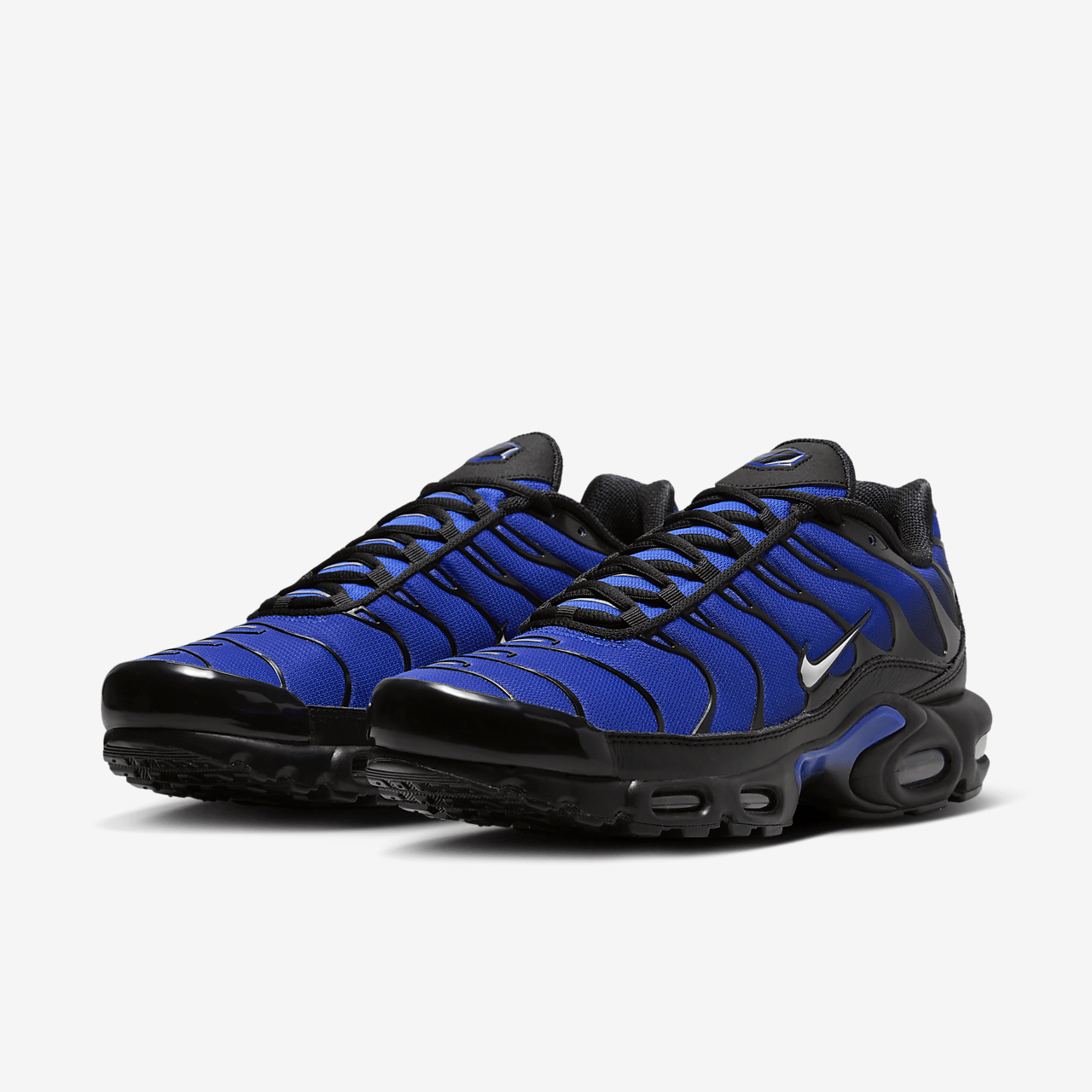 Nike Air Max Plus Premium sneaker Zwart/Racer Blue/Obsidian/Phantom