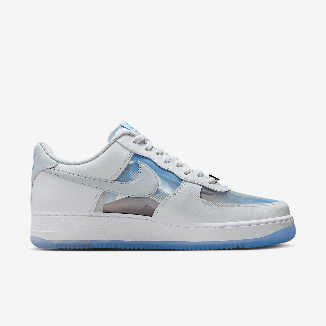 Nike Air Force 1 sneaker Wit/University Blue/Pure Platinum