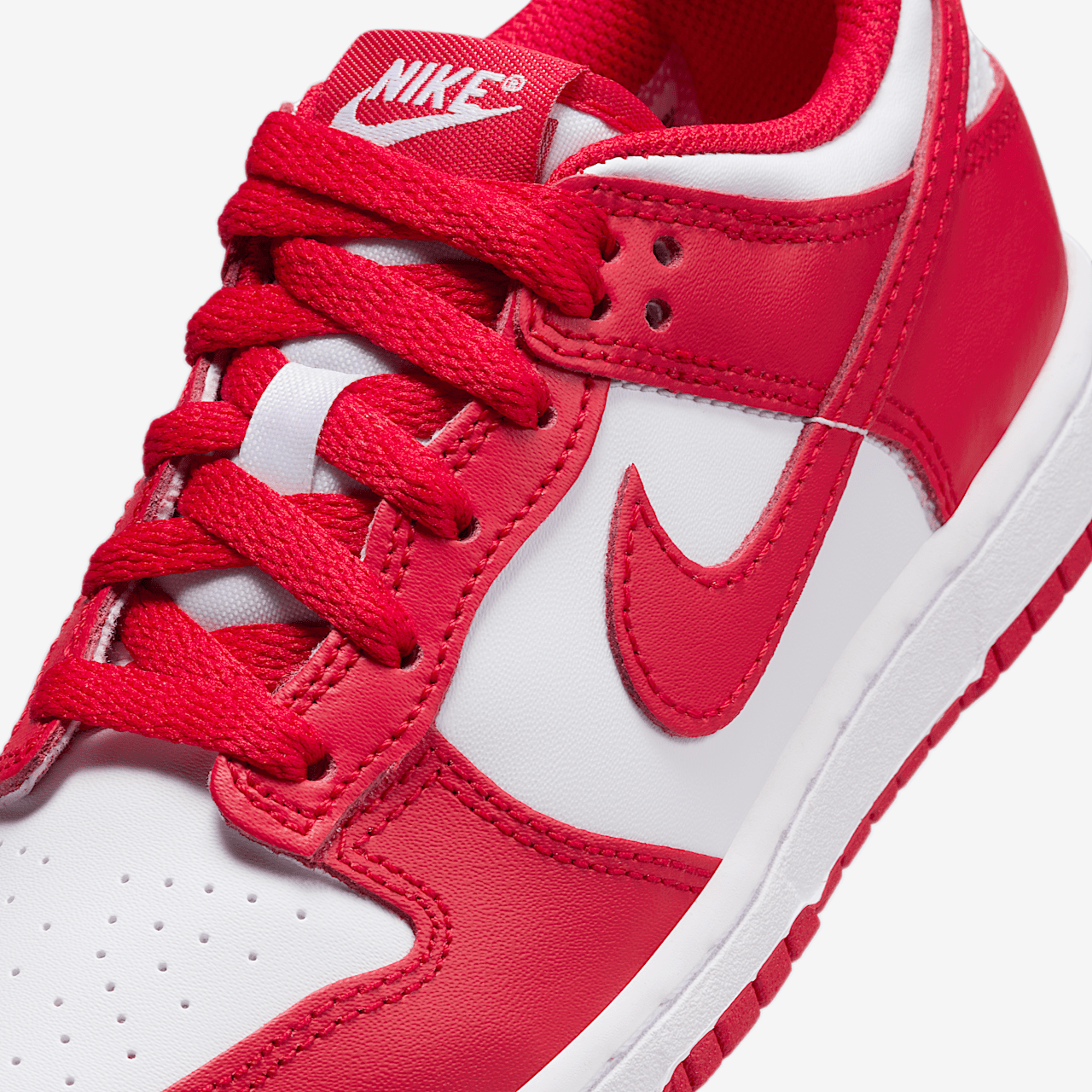 Nike Dunk Low sneaker Wit/University Red