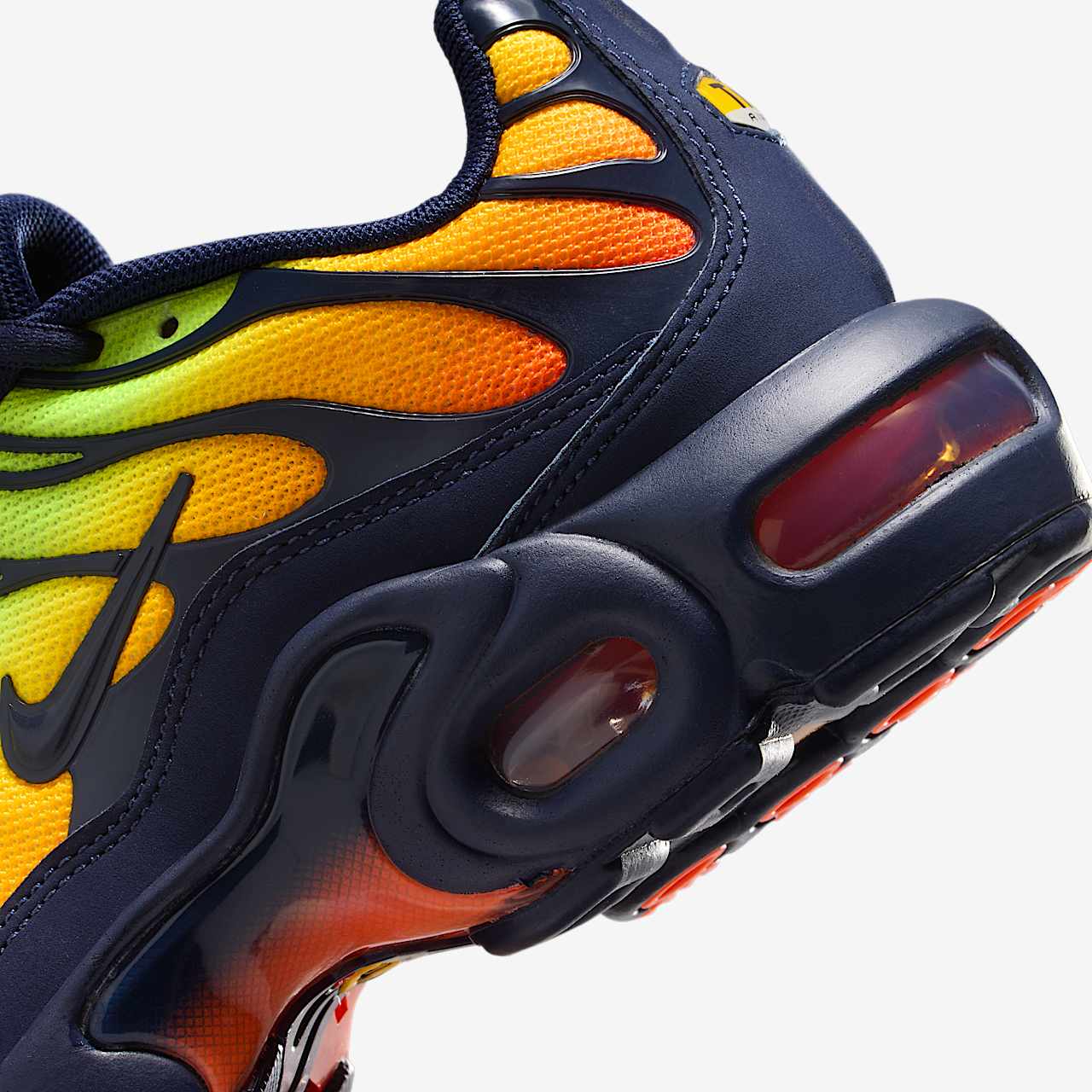 Nike Air Max Plus sneaker Lemon Venom/Hyper Crimson/Laser Orange/Blackened Blue